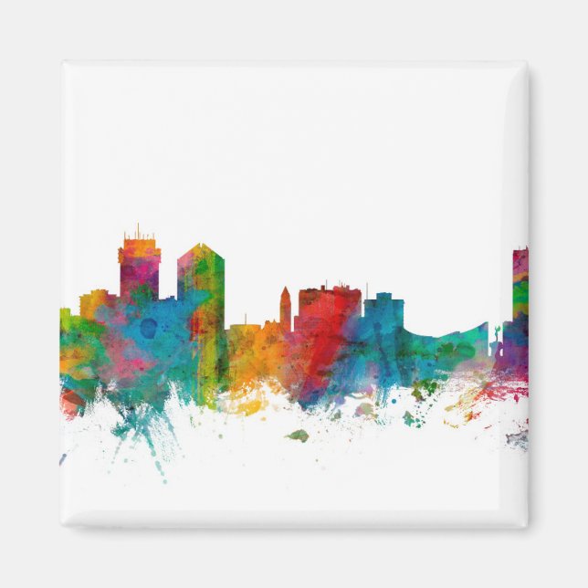 Wichita Kansas Skyline Magnet (Vorne)