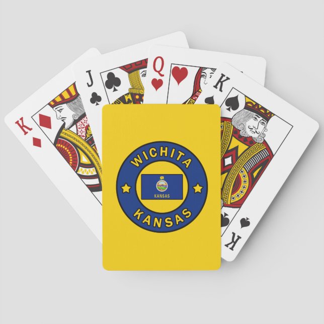 Wichita Kansas Spielkarten (Rückseite)