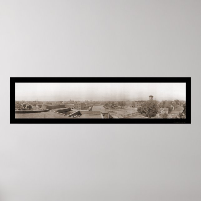 Wichita, KS Foto 1912 Poster (Vorne)