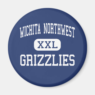 Wichita-Nordwest- Graubären - hohes - Wichita Magnet