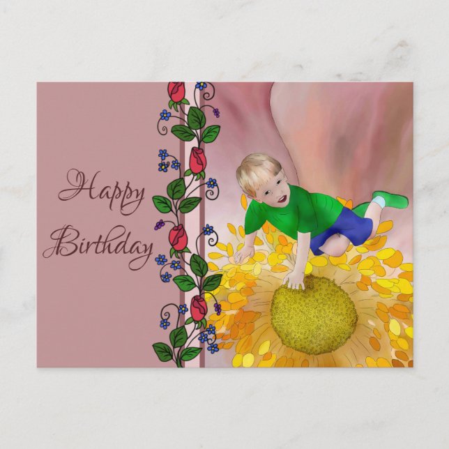 Wichtel Postkarte (Vorderseite)