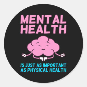Wichtig für die Gesundheit als Sensibilisierungsgr Runder Aufkleber