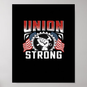 Wichtig ist der Tag der starken amerikanischen Fah Poster