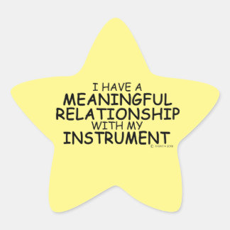 Wichtige Beziehungsinstrument Star-Sticker Stern-Aufkleber