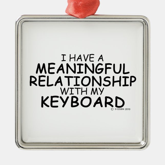 Wichtige Beziehungskartine Ornament Aus Metall (Vorne)