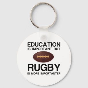 WICHTIGE Bildung FÜR RUGBY Schlüsselanhänger