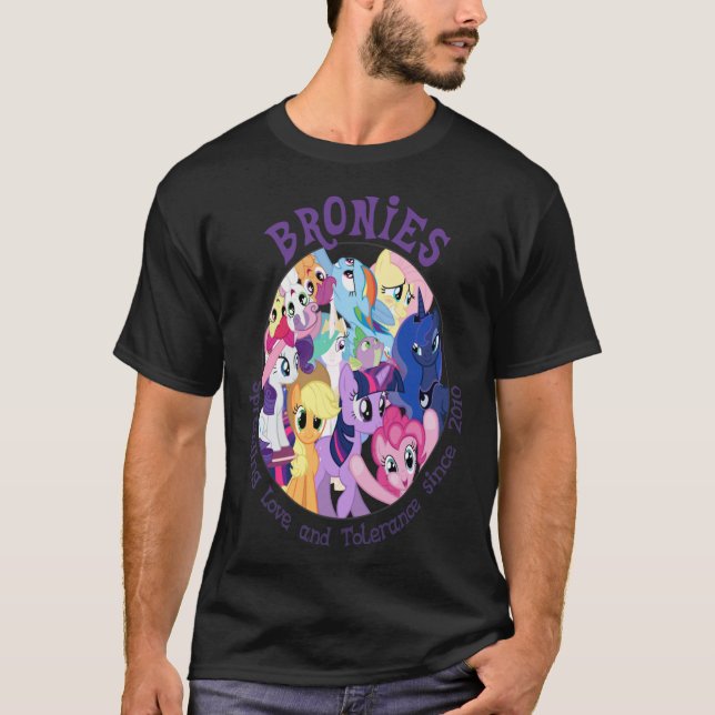 Wichtige Bronys, klassische Logos  T-Shirt (Vorderseite)