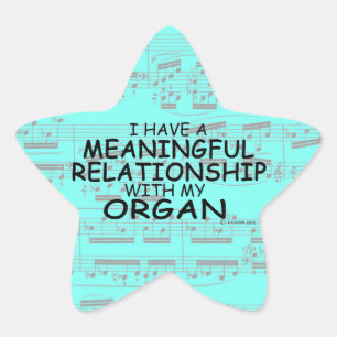 Wichtige Relationship Organ Star Sticker