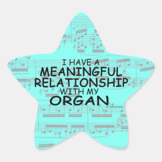 Wichtige Relationship Organ Star Sticker