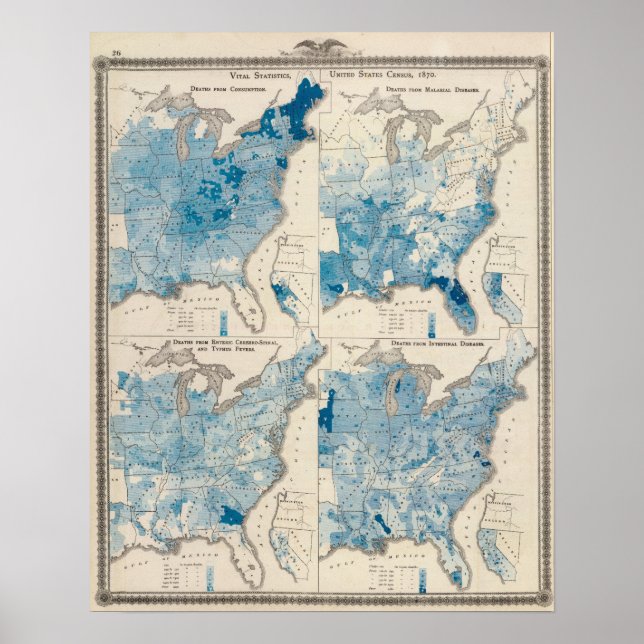 Wichtige Statistiken, Vereinigte Volkszählung Poster (Vorne)