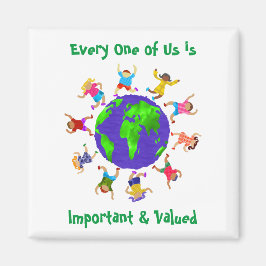 Wichtige und wertvolle Kinder Magnet