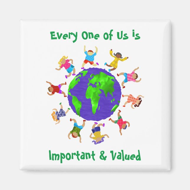 Wichtige und wertvolle Kinder Magnet (Vorne)