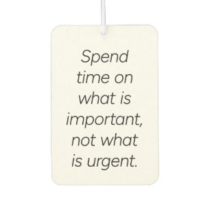 Wichtiger Air Freshener Autolufterfrischer