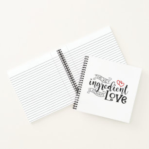 Wichtiger Bestandteil ist die Liebe Valentine No Notizbuch