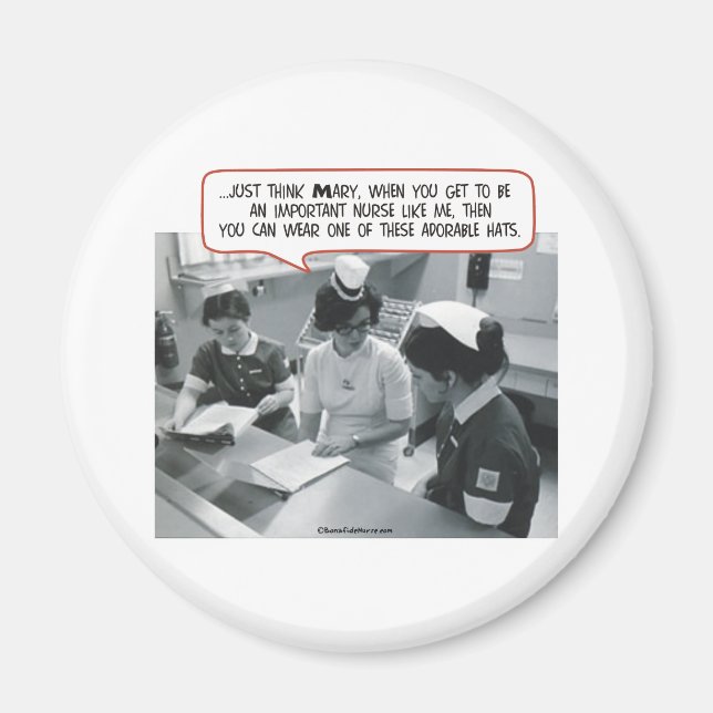 Wichtiger Krankenpfleger - Adorable Hat Magnet (Vorne)