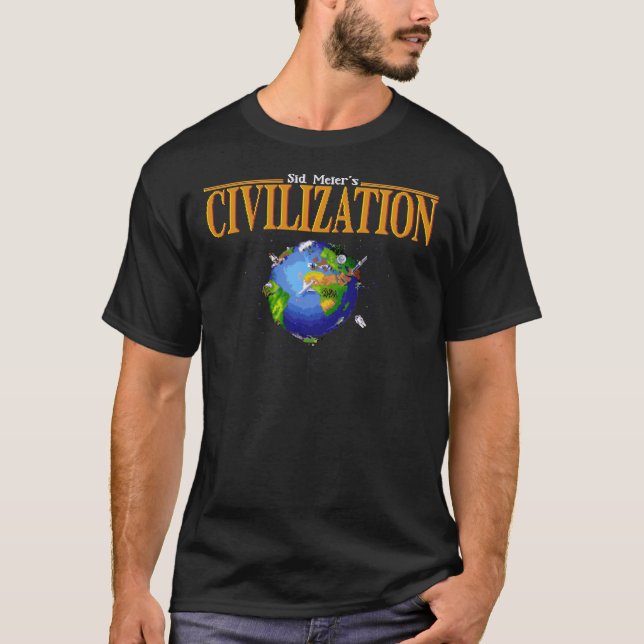 Wichtiger T - Shirt der Zivilisation (Sid Meiers) (Vorderseite)