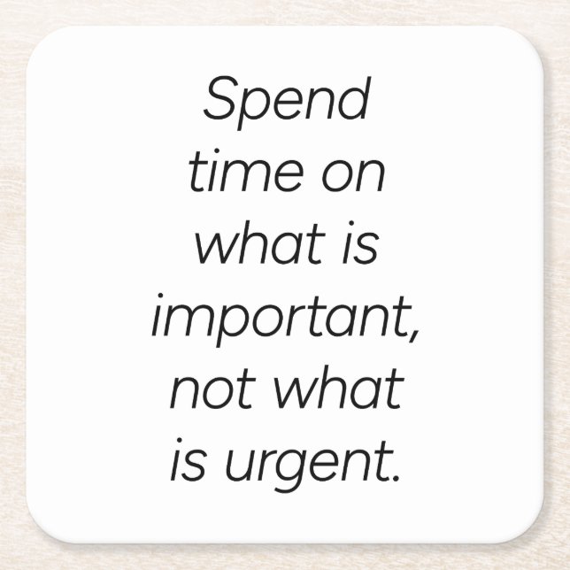 Wichtiger Untersetzer (Vorderseite)