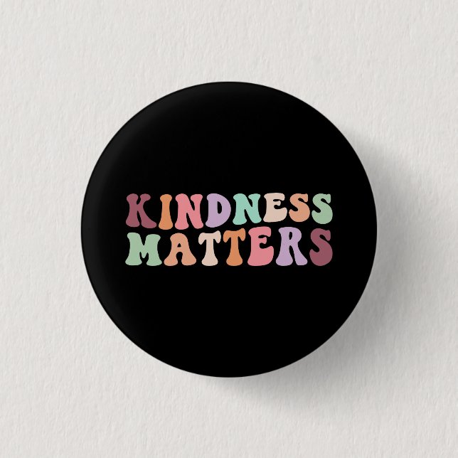 Wichtiges Retro-Kindness Button (Vorderseite)