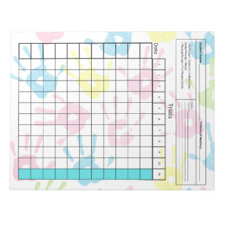 Wichtiges SpEd-Tool: Leeres Datenblatt (Tests) Notizblock