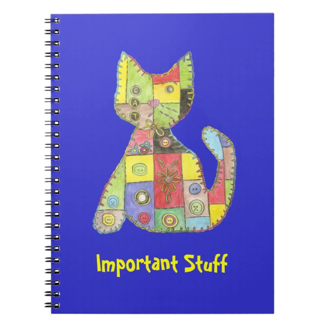 Wichtiges Stuff-Notebook Notizblock (Vorderseite)
