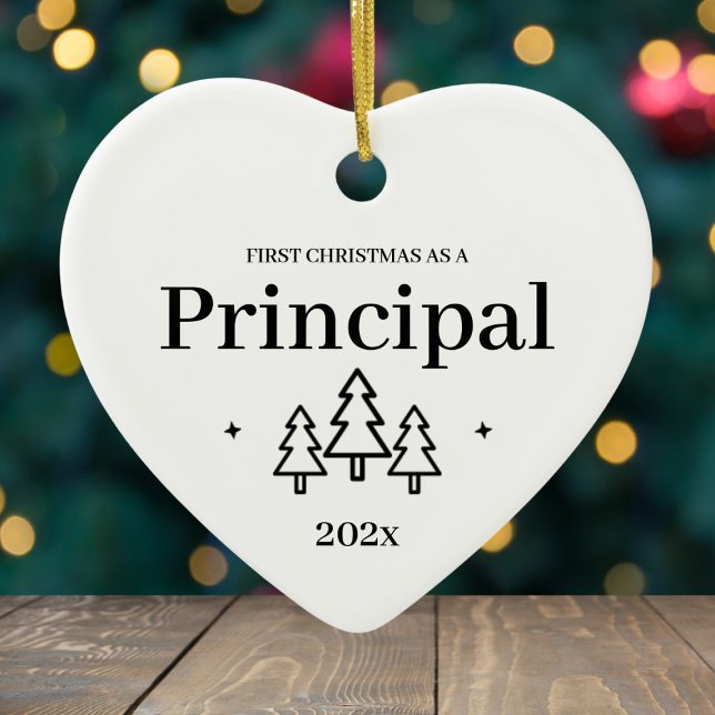 Wichtigster Neuer Job Erster Weihnachtsschmuck (Principal New Job First Christmas Ornament
)