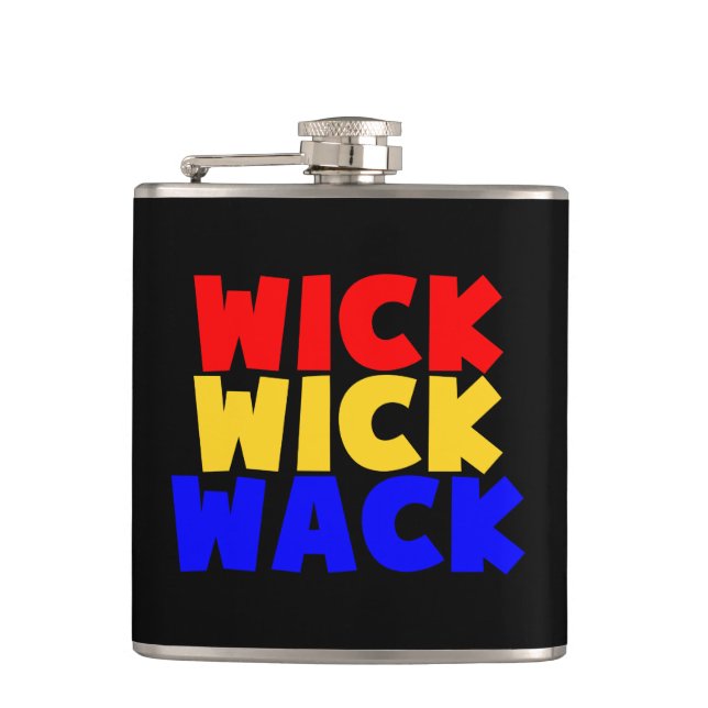Wick Wack Flachmann (Vorderseite)