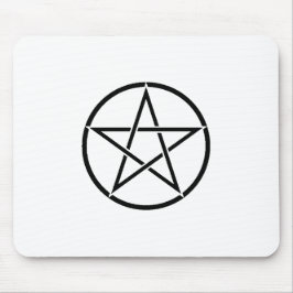 Wickanisches Pentagramm (Pentagram) Mousepad