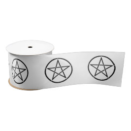 Wickanisches Pentagramm (Pentagram) Satinband