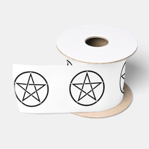 Wickanisches Pentagramm (Pentagram) Satinband