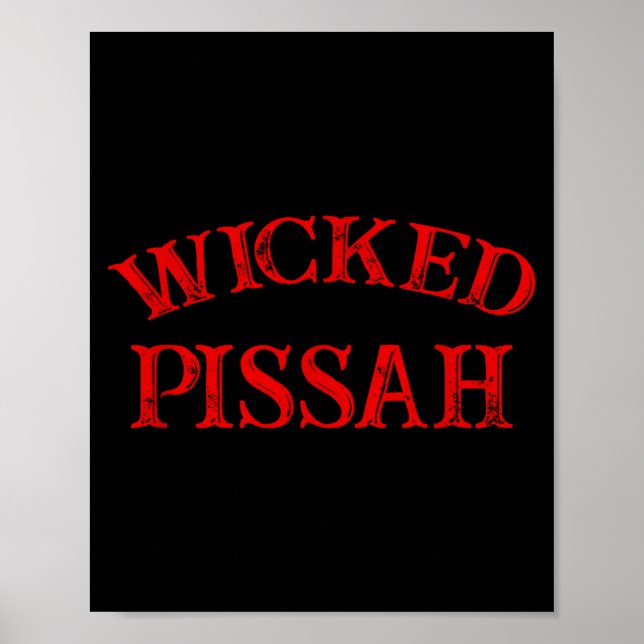 Wicked Ah Funny Er Boston New England Southie  Poster (Vorne)