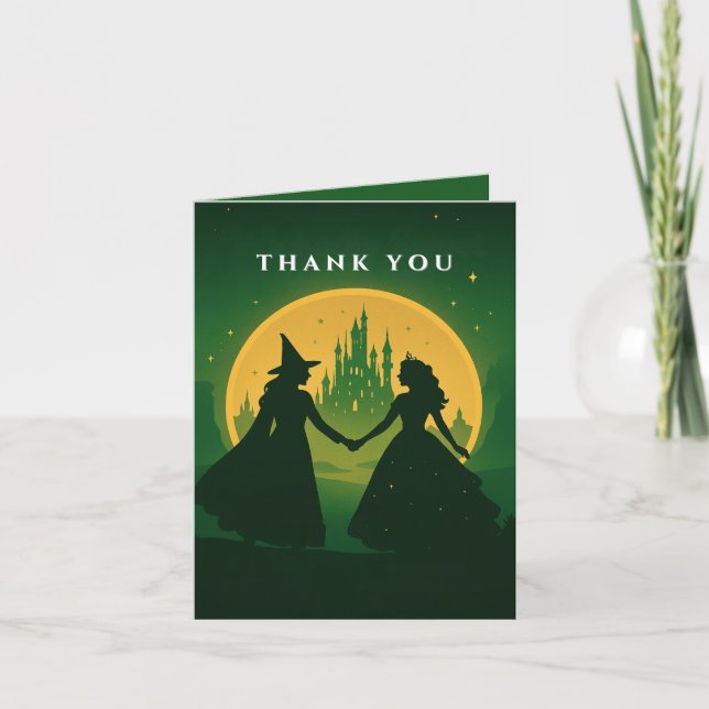 Wicked Baby Dusche Danke Karte (Vorderseite)