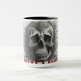 "Wicked Brews: A Haunting Sip" Halloween-Kaffeetas Tasse