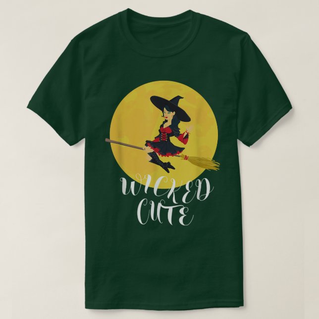 Wicked Cute Witch  T-Shirt (Design vorne)