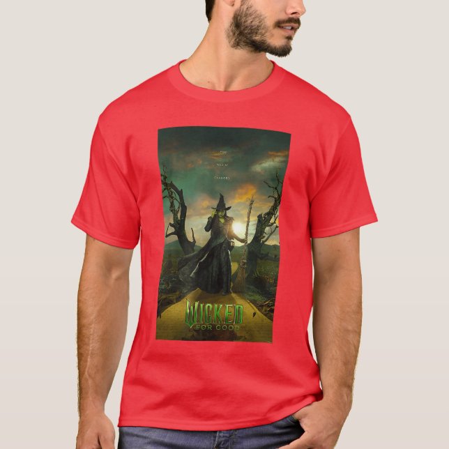 Wicked for Good Elphaba Yellow Brick Road Poster b T-Shirt (Vorderseite)