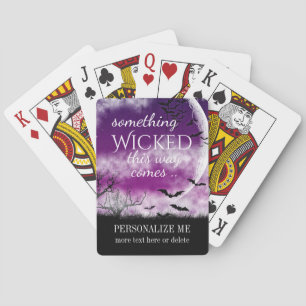 'Wicked Fun Custom Playing Cards Halloween Moon Spielkarten