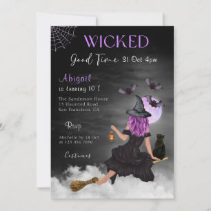 Wicked Good Halloween Einladung Geburtstag