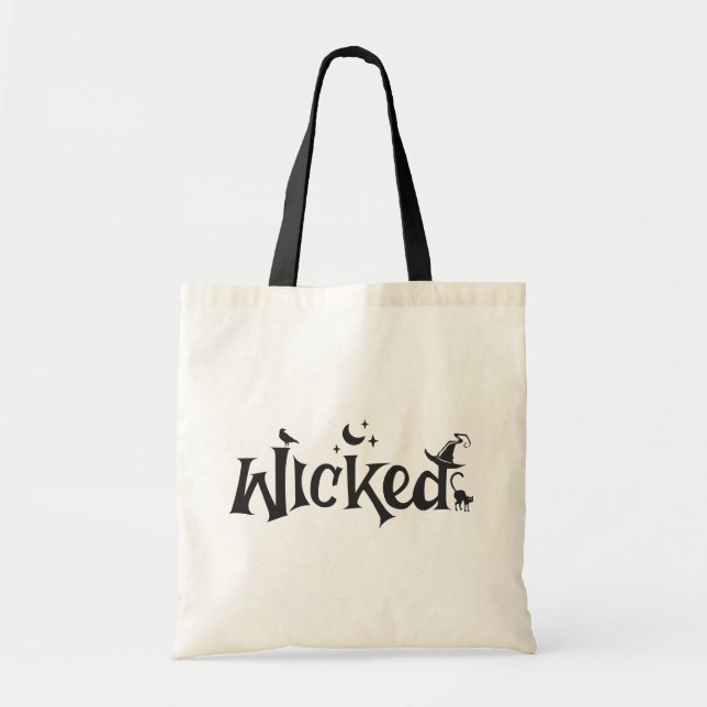 Wicked Halloween Funny Witz Tragetasche (Vorne)