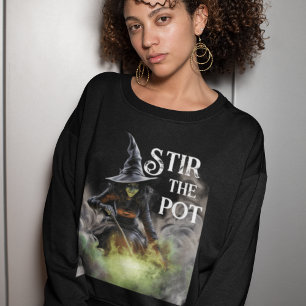 Wicked Halloween Hexe Stir the Pot T-Shirt