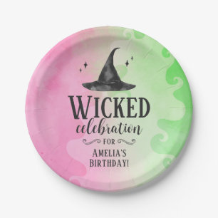 Wicked Hexe Birthday Party Paper Teller