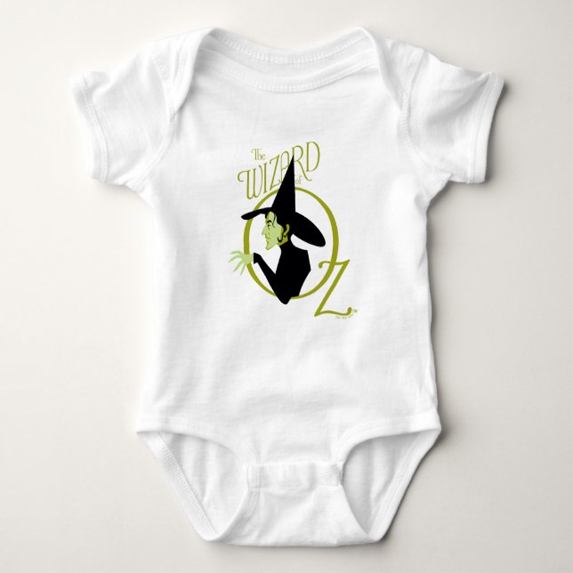 Wicked Hexe™ Der Assistent für OZ™-Logo Baby Strampler (Vorderseite)