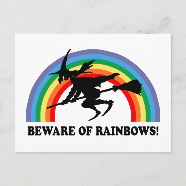 Wicked Hexe Postkarte (Vorderseite)