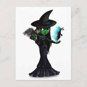 Wicked Hexe Postkarte