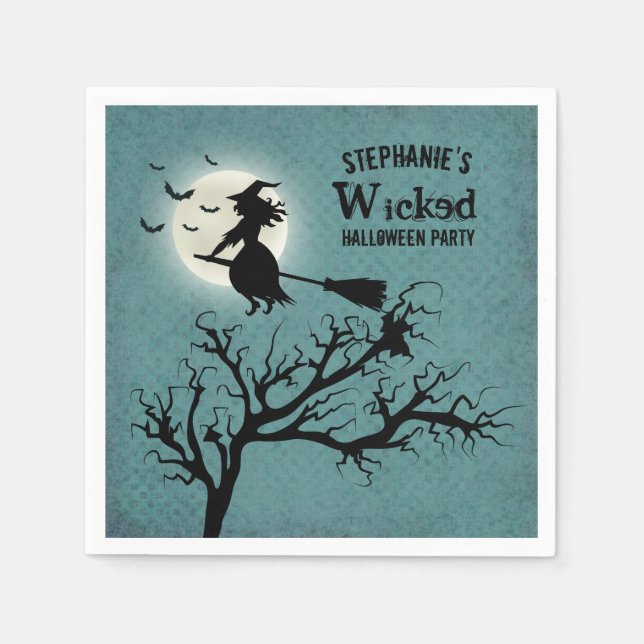 Wicked Hexe Serviette (Vorderseite)