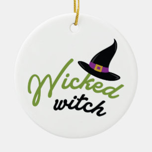 Wicked Hexenhut Keramik Ornament