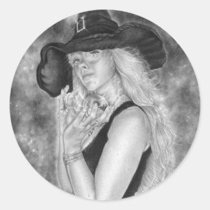 Wicked Hexenkleber Runder Aufkleber