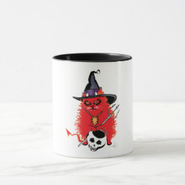 Wicked Kitty Devil Cat Trick or Tree Tasse