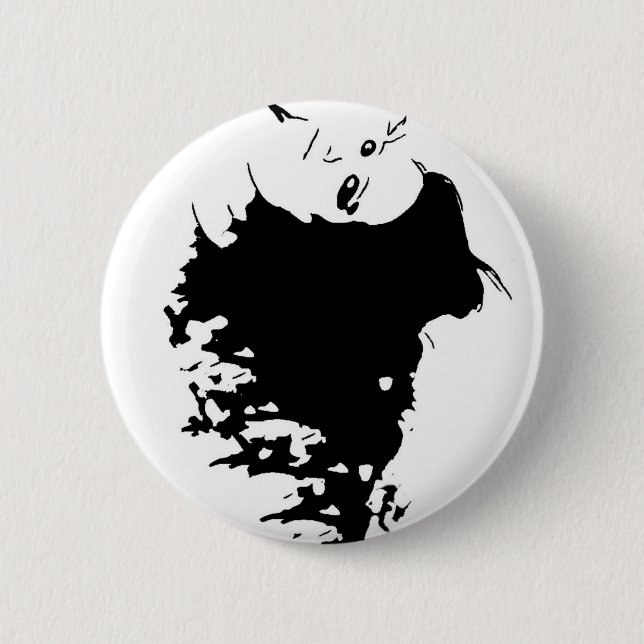 Wicked Mane Button (Vorderseite)