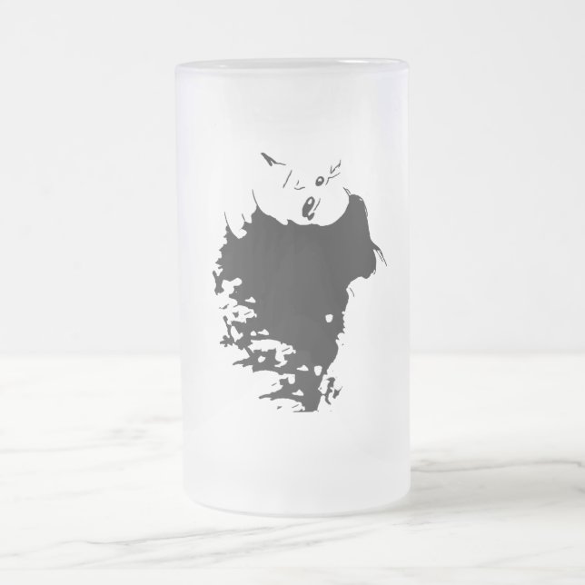 Wicked Mane Mattglas Bierglas (Mittel)
