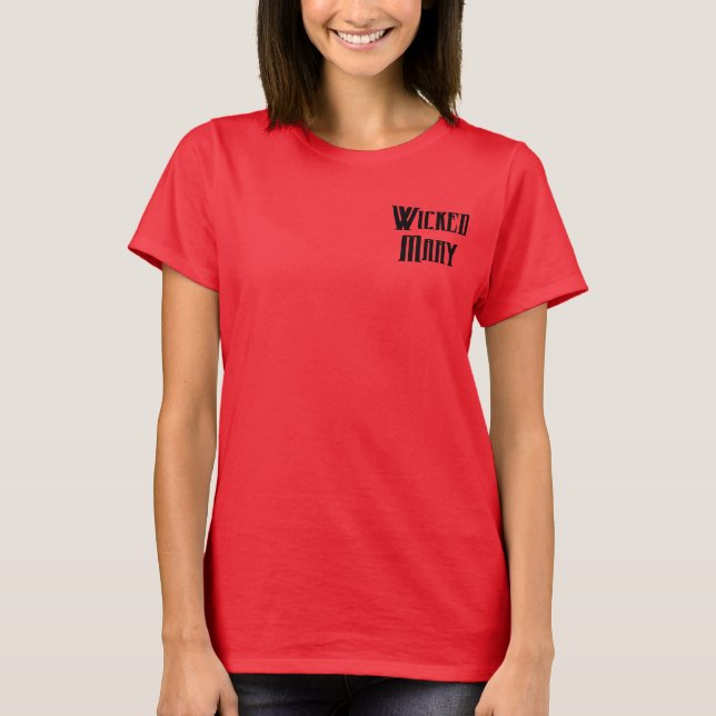Wicked Mary Women's Polo-Shirt T-Shirt (Vorderseite)
