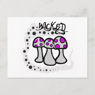 Wicked Mushroom Postkarte